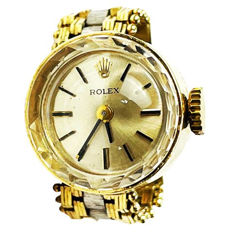 gold rolex rectangular watch vintage|vintage Rolex 14k gold watch.